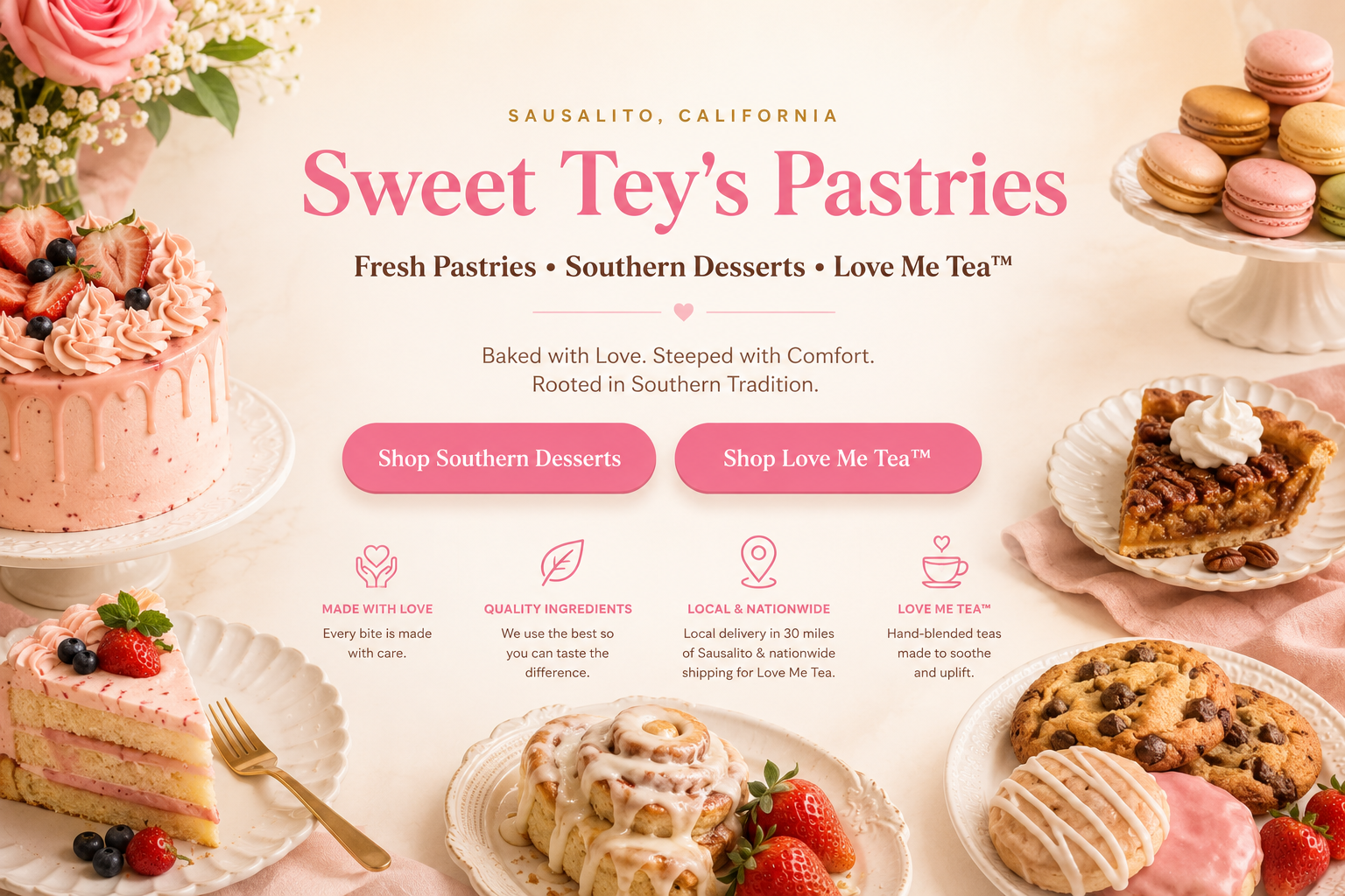 Sweet Tey's monthly Tea and Treat Box